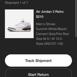 Jordan 3 White Cement 