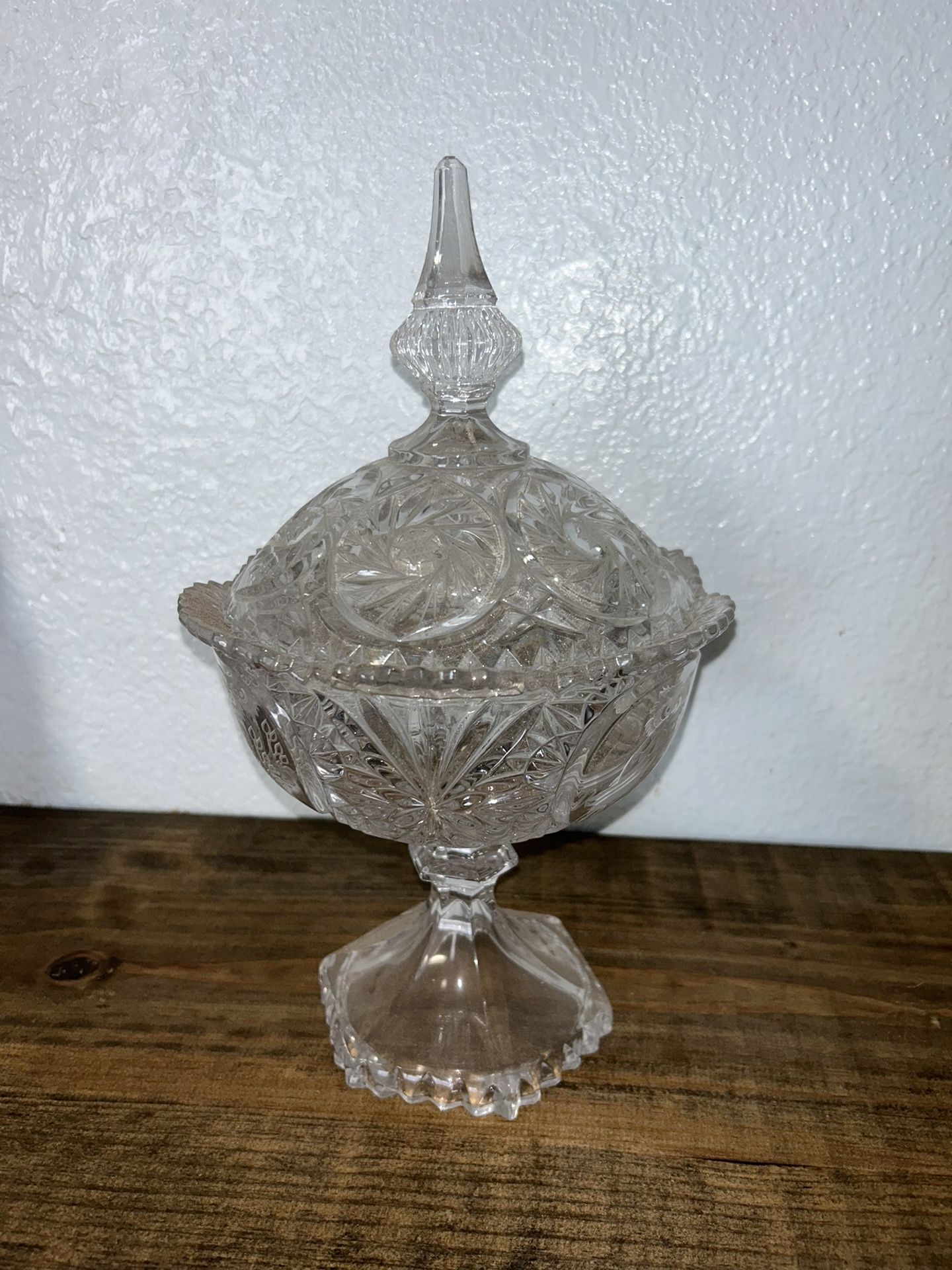 Vintage Crystal Candy Jar