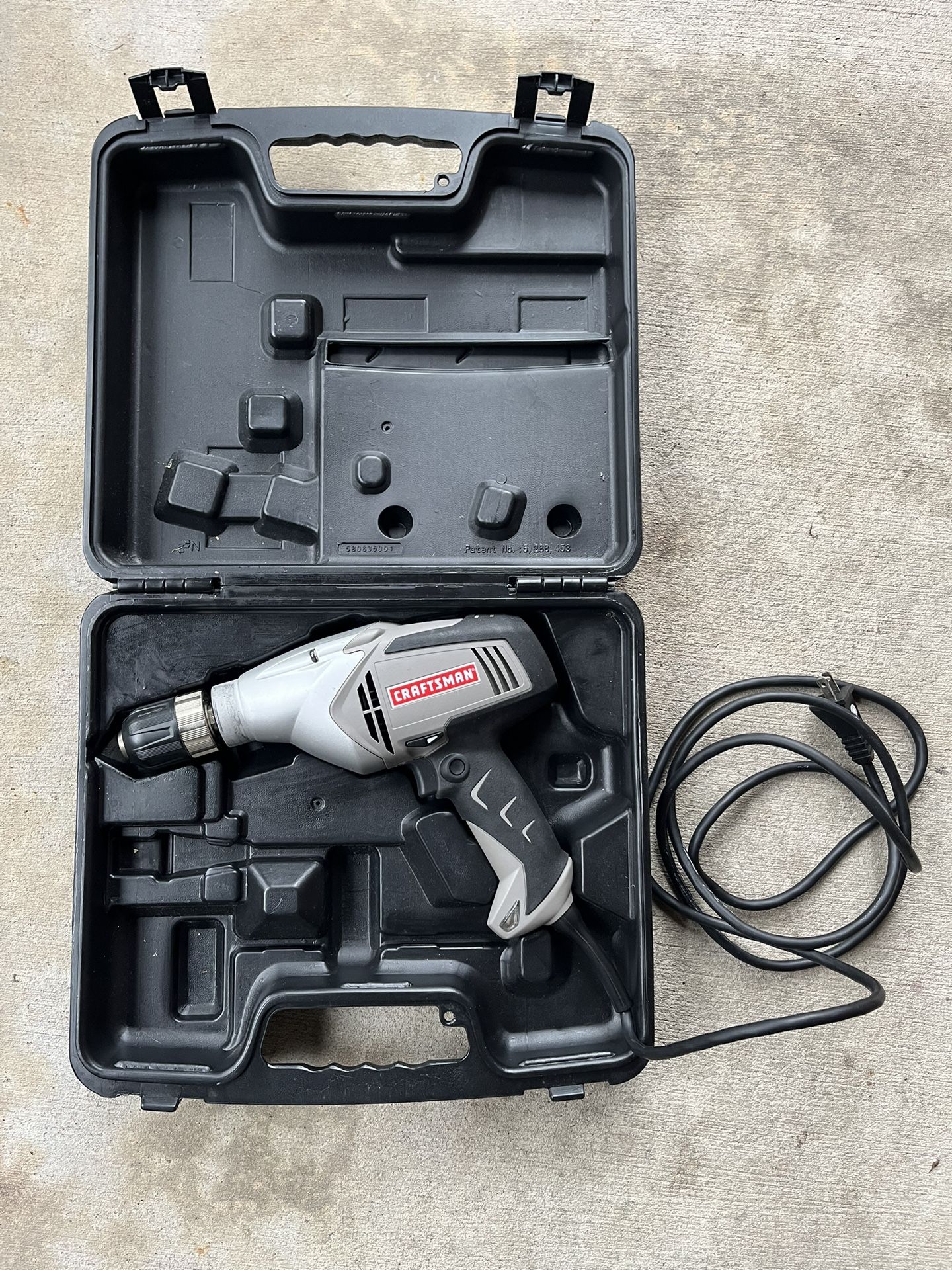 Craftsman Corded Power Drill w/ Hard Case