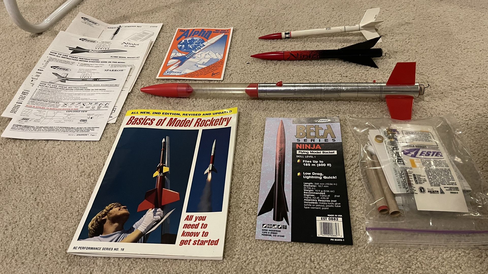 Estes Rockets Set-up
