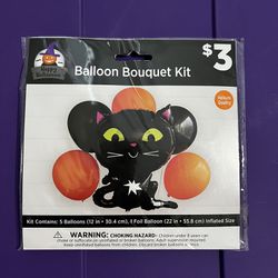 Halloween Cat Balloon Kit 