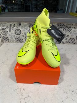 Nike Zoom Mercurial Superfly 10 Academy AG Soccer Cleats Limelight Volt