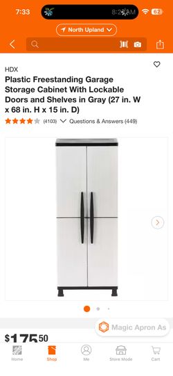 Garage Storage Cabinet