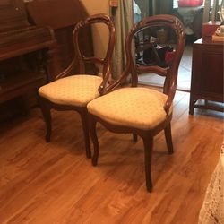 Two antique chairs 