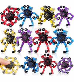 20.piecesTransformable Fidget Spinner Robot Toy Set