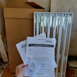 12 New 4' High Bay 6 Tube Fluorescent Lights - Multiple Available