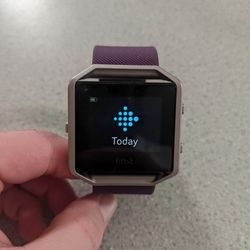 Fitbit Blaze with purple band. Great condition. Comes with charger. 