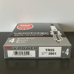 3951 TR55 NGK V-Power Spark Plugs - 4pk