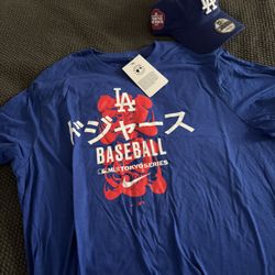 Dodgers - Tokyo Series shirt and Hat