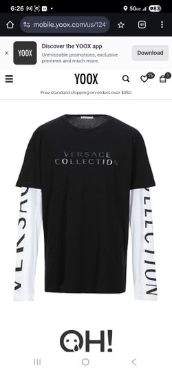 Versace Long Sleeve Tshirt 