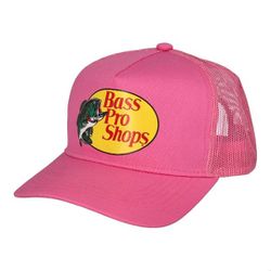 Pink Bass Pro Logo Trucker Hat