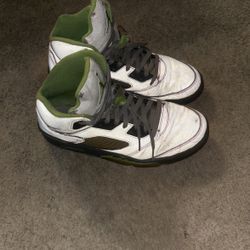 Jordan 5 Green Bean Sneakers