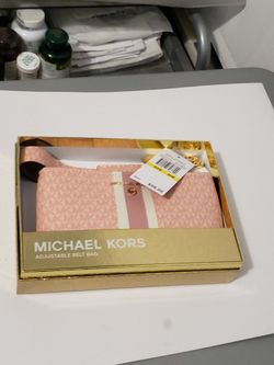 Michael Kors Pink Belt Bag SMALL/ MEDIUM