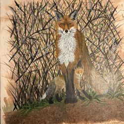 Joyce Wilkins, Oil On backboard (2 Sided)