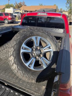 3 BFGoodrich All-Terrain T/A KO2 Tires 265/70R17 with 4 Toyota Wheels