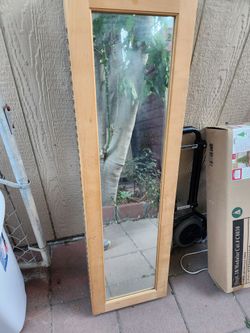 Mirror with  Ironing board folding.