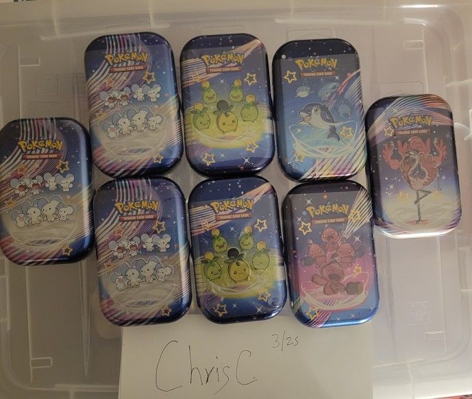 Pokemon Paldean Fates Mini Tins