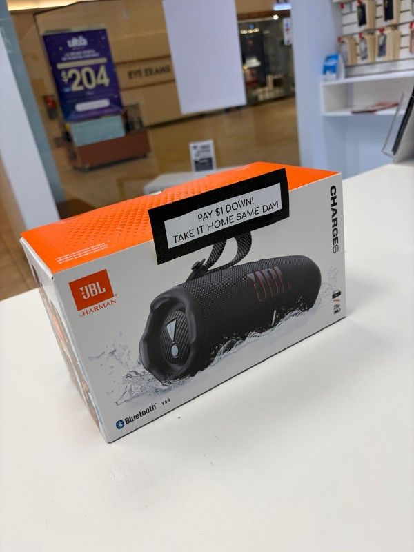Jbl Charge 6 Bluetooth Speaker New - Pay $5 today and the rest later!!