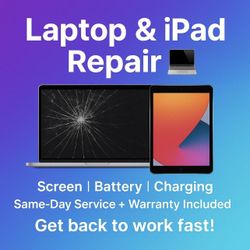 Laptop And iPad Repair
