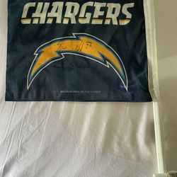 San Diego Chargers Car Flag