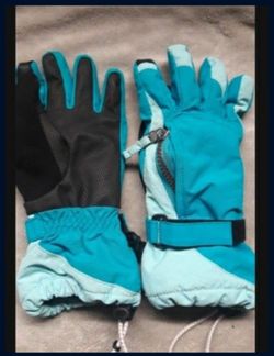 Girls Snow Gloves Size Medium 