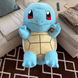 Giant 34” Stuffed Squirtle Pokémon 