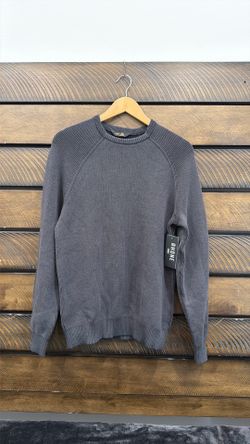 NEW Rhone Rib Crewneck Sweater Men’s Medium Black NWT $128 Retail