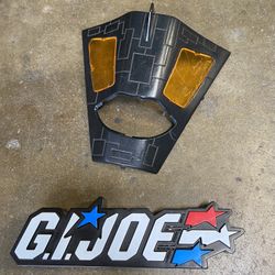 GI JOE SHUTTLE CANOPY PART VINTAGE 80s 