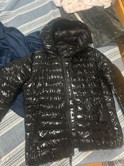 calvin klein bubble jacket black
