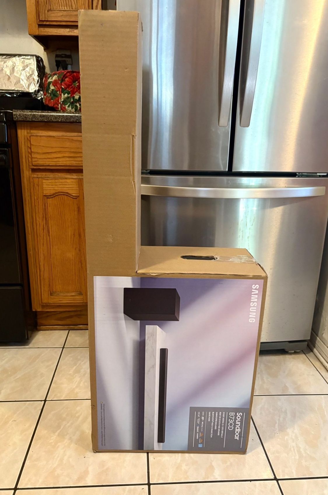 Samsung [HW B73CD] 430W Wireless Subwoofer • Dolby Audio Surround Sound- 5.1ch Soundbar Home Theater