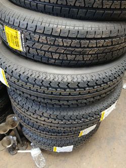 New set of tires st 225 75 15 BLACKARROW