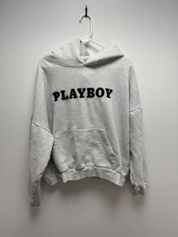 Playboy carpet hoodie grey