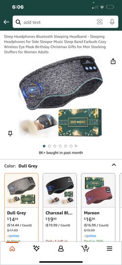 Sleep Headphones Headband