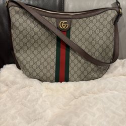 ORIGINAL GG SUPREME CANVAS OPHIDIA SHOULDER BAG