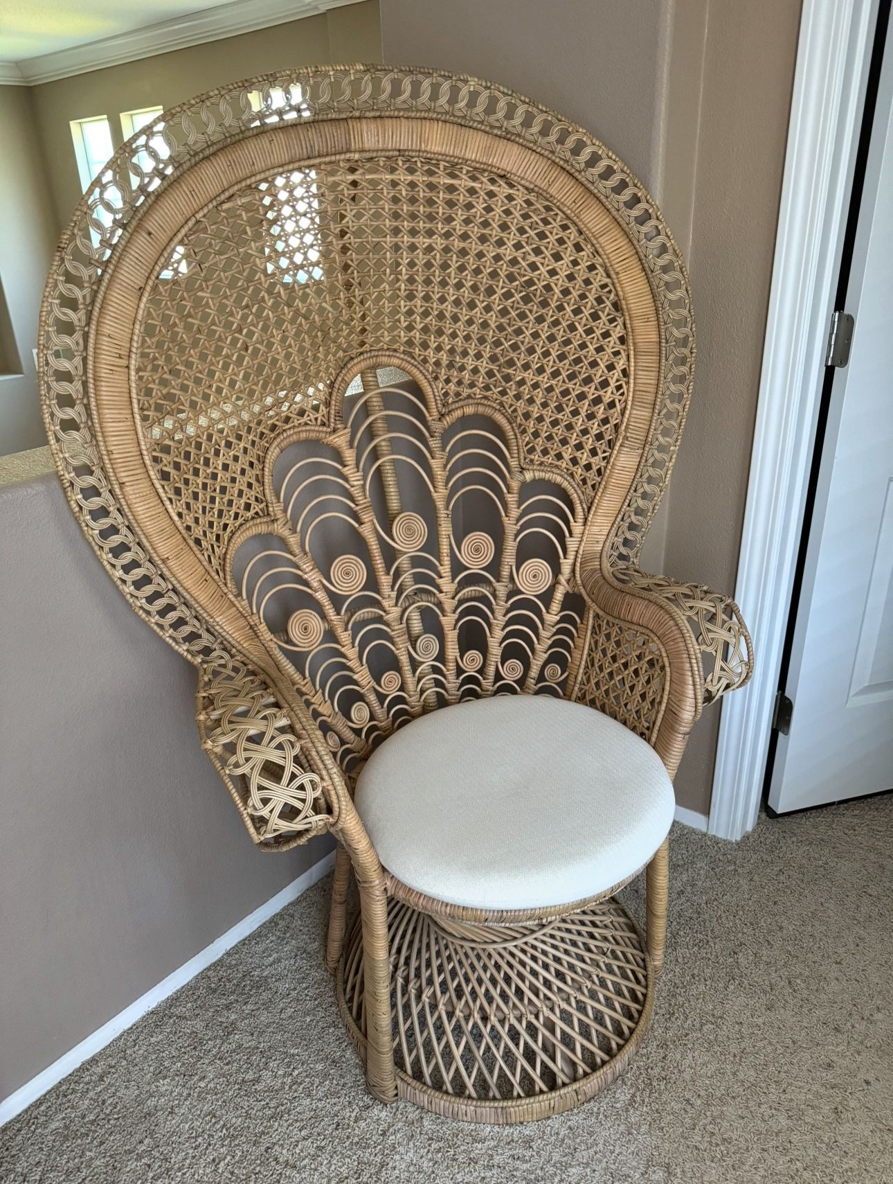 Peacock Chair - For Weddings, Bridal Showers, Etc. 