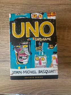 Jean-Michel Basquiat special edition Uno card game by Mattel