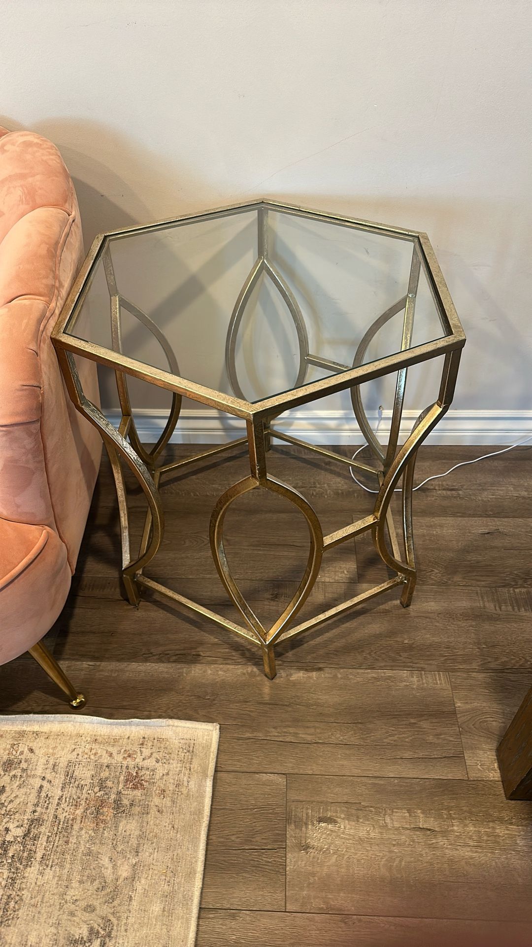 Glass Side Table