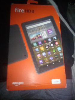 AMAZON FIRE HD 8  WITH ALEXA HANDS FREE