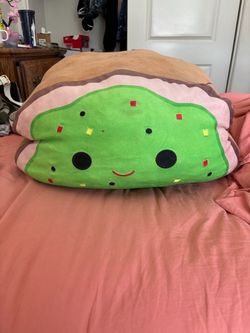 Sinclair Squishmallows Large Avocado Toast Plush Pillow