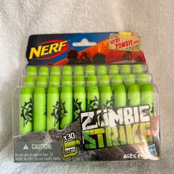 Nerf Ammunition Bullets Zombie Strike 30 Count 
