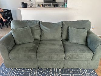 Comfortable Green Couch In Great Condition