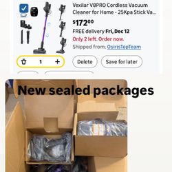 6-in-1 Handheld Vacuum Cleaner Cordless Vacuum Cleaner for Home - 25Kpa Stick Vacuum with Self Standing Design, Max 35Min Runtime, 6 in 1 Lightweight 