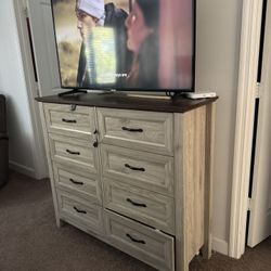 TV + Dresser Set for Sale