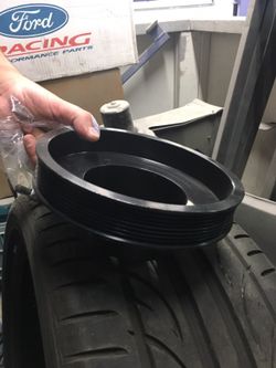 1999-2004 Ford Lightning 4lb crank pulley with new gates belt