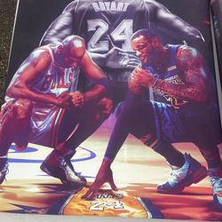 LeBron, Coby, Micheal Jordan Poster