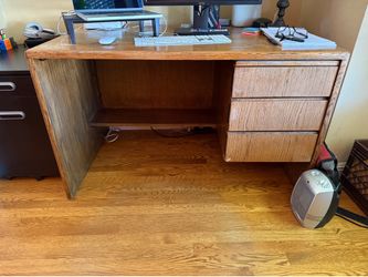 Wooden desk
