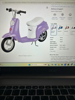 Razor Miniature Euro-Style Electric Scooter – Betty