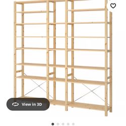 2 Units: Ivar IKEA Shelf Unit System 