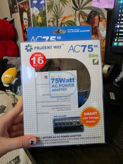 Prudent Way AC75 NE Slim 75 Watt AC Power Adapter, Universal Laptop Charger