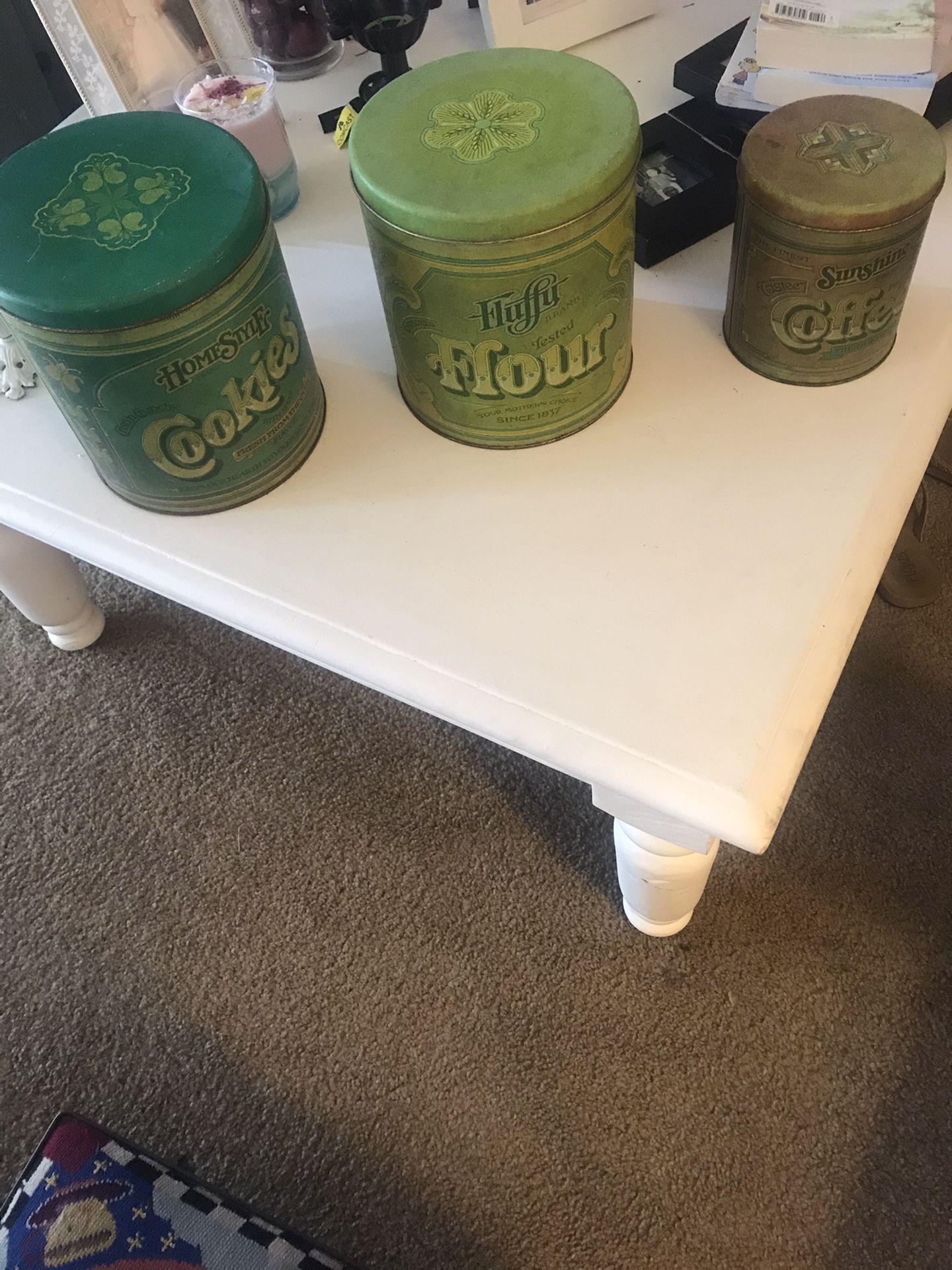 Vintage Kitchen Tins 